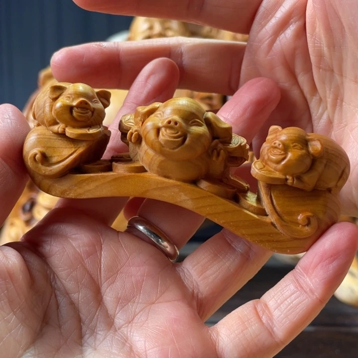 柏木（崖柏）手把件