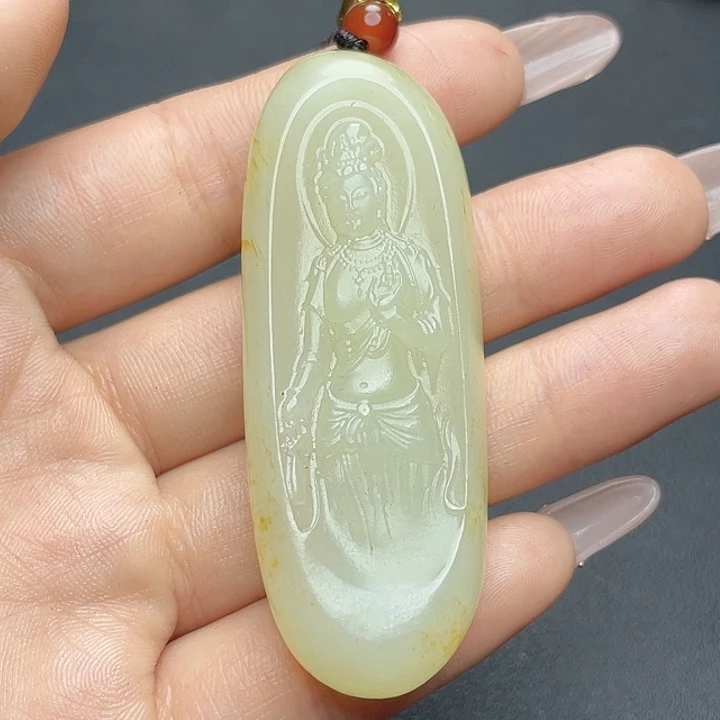 和田玉挂件未镶嵌T