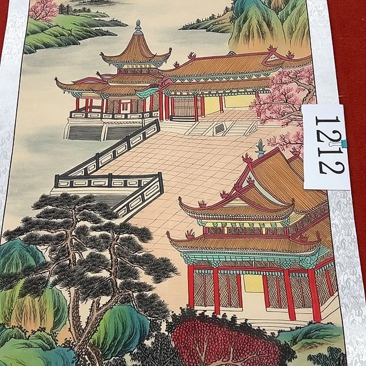 国画新年愿望希望所有美好事物如期