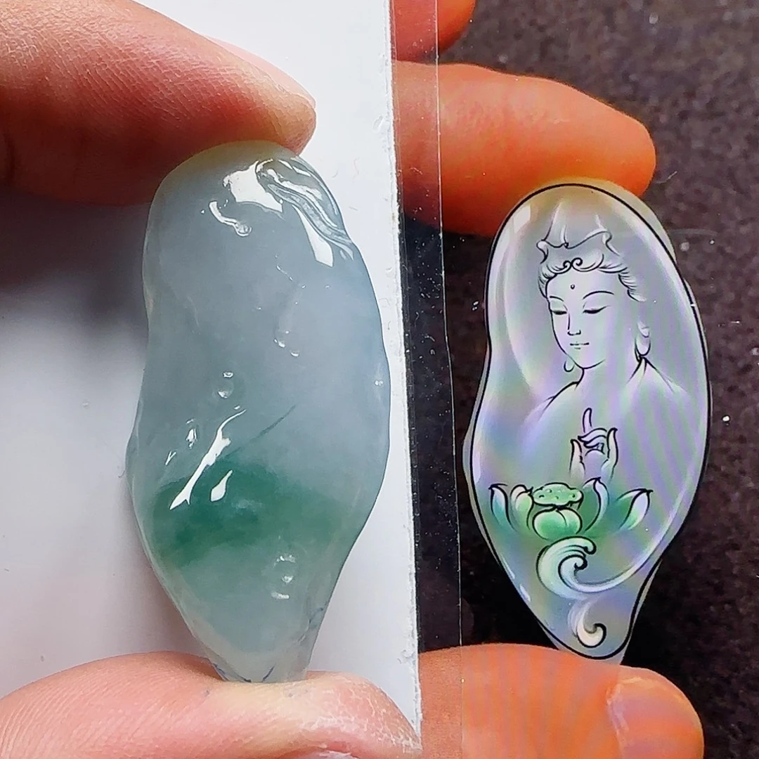 定制翡翠未镶嵌翡翠