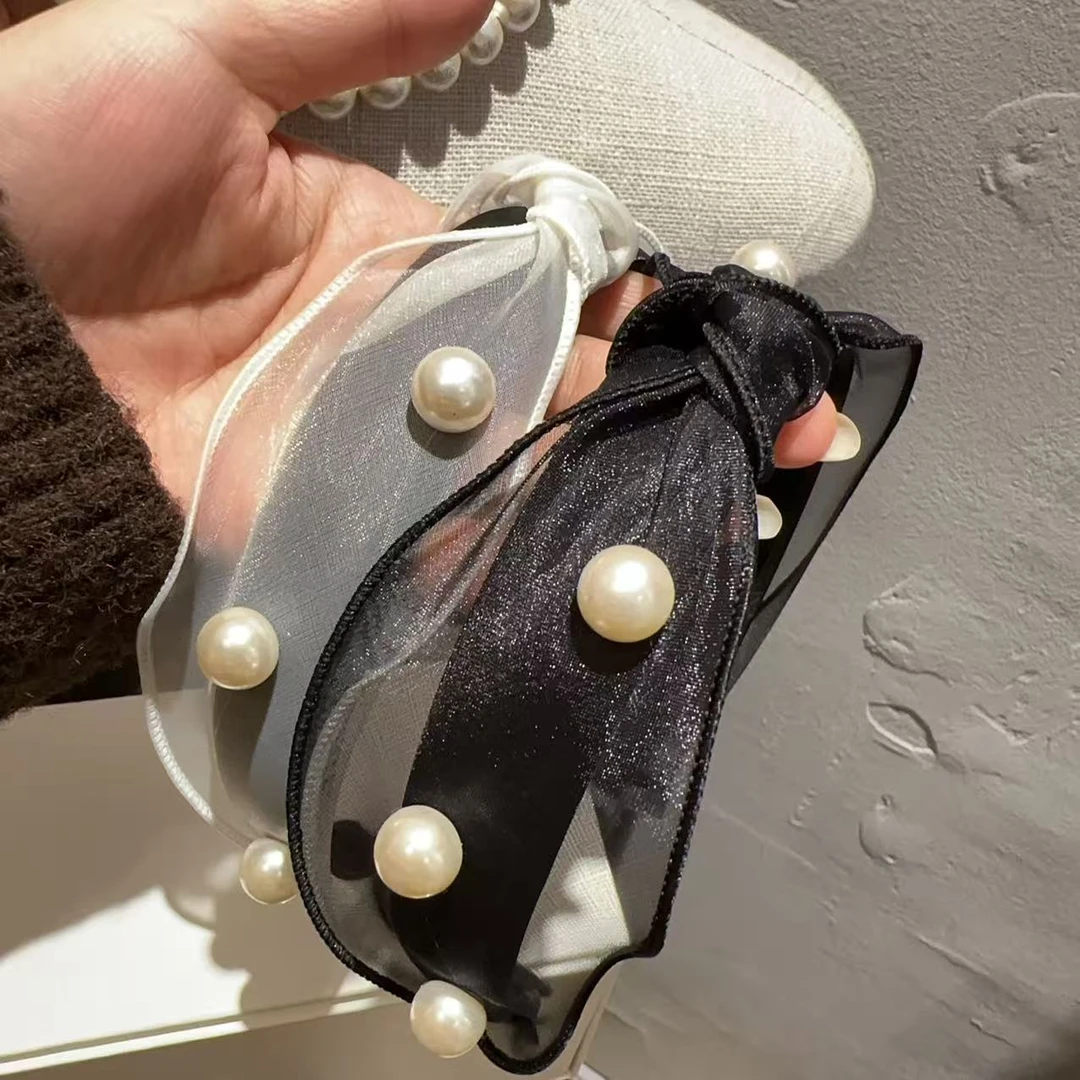 韩国设计款珠珠发箍F8212