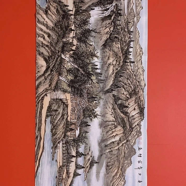 国画山水花鸟字画书画国画