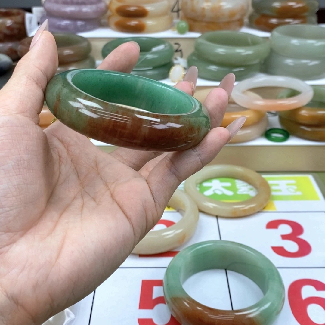 石英质玉手镯未镶嵌暖*