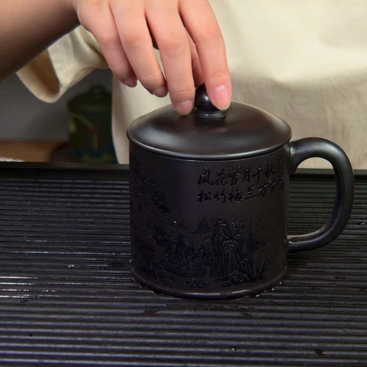 茶杯紫砂高货放漏