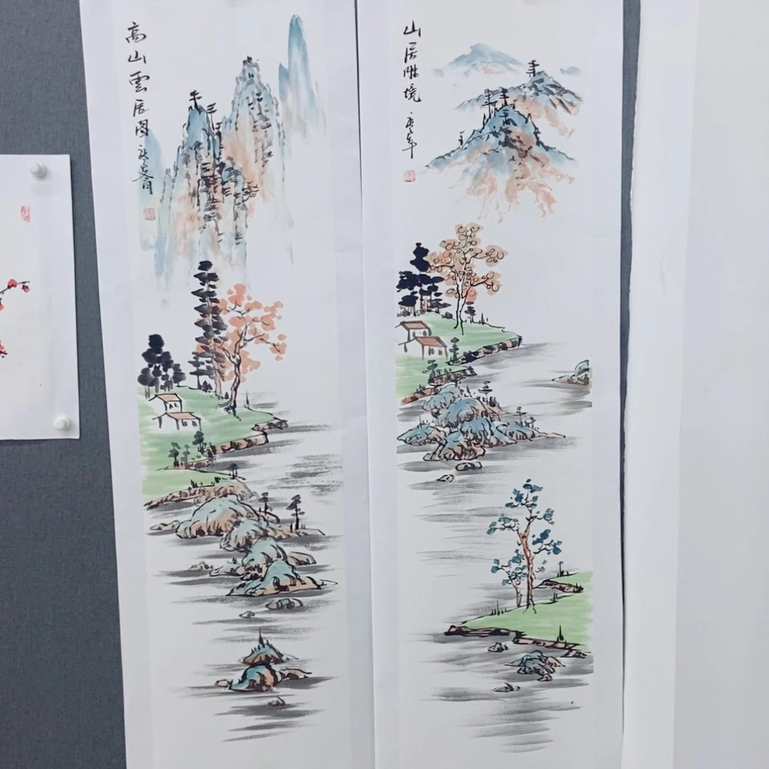 寛***）国画手写手绘国画99两个