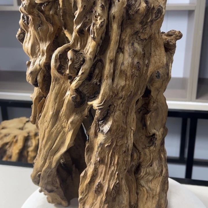 木石榴木榴疤镂空底座花架