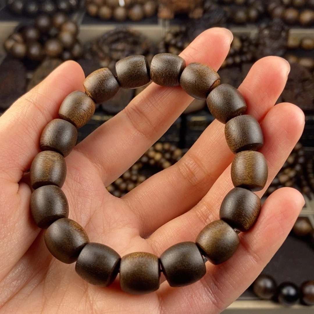 沉香手串1*3越南芽庄白棋楠
