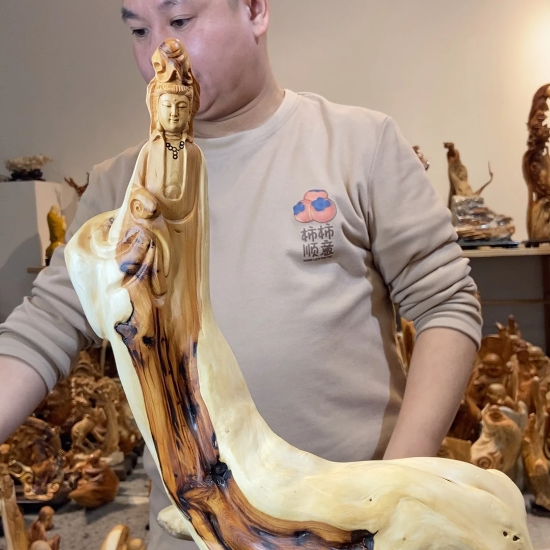 柏木（崖柏）太行崖柏根雕摆件