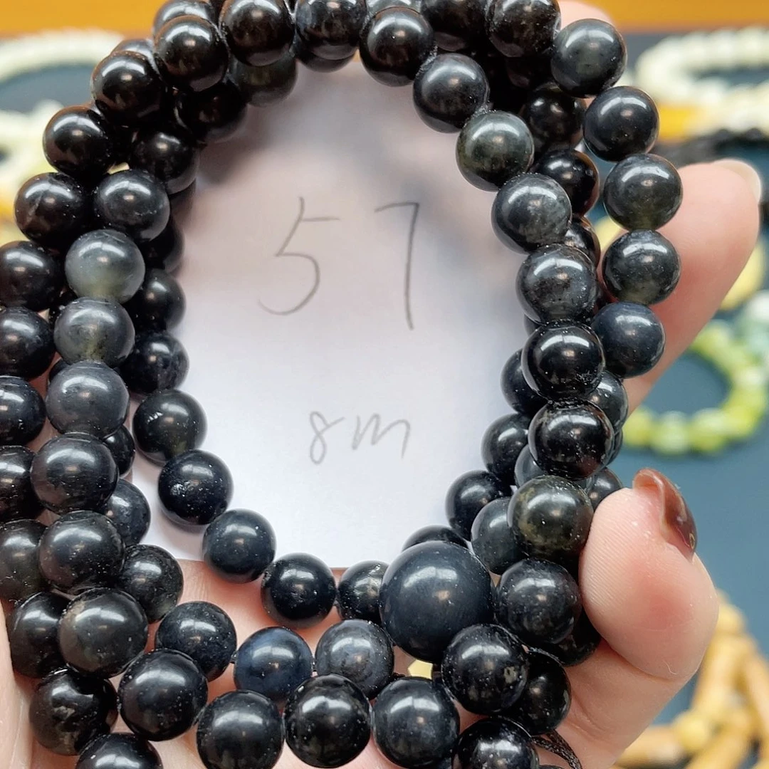 未镶嵌蛇纹石玉手串