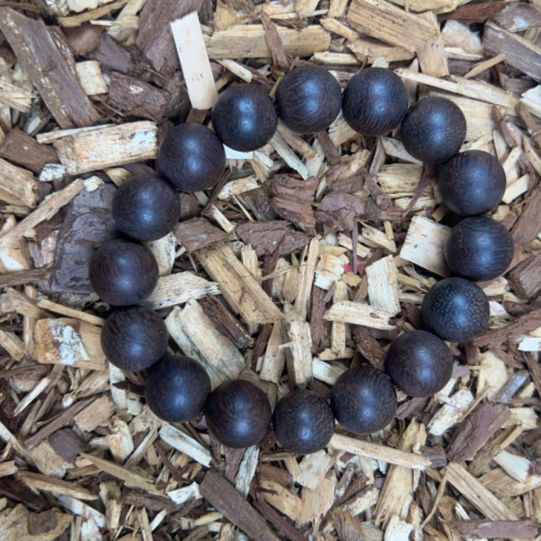25 福来精选文玩沉香木作手串12mm