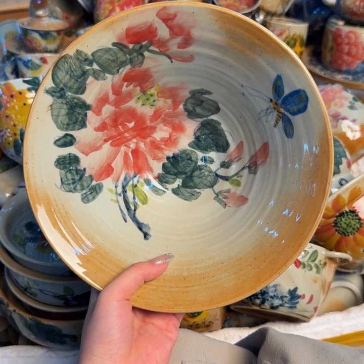 瓷片景德镇陶瓷手工手绘