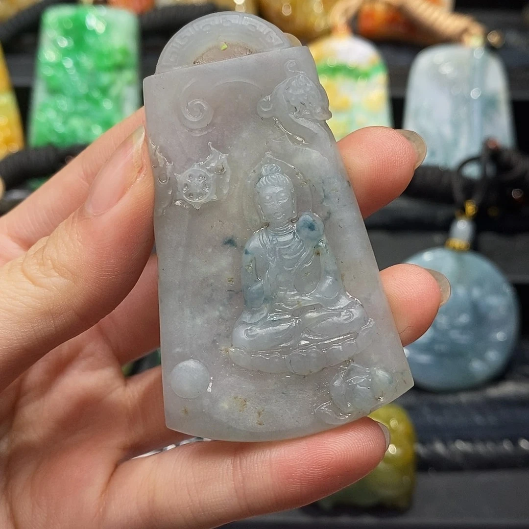 定制翡翠未镶嵌翡翠A货一物一证