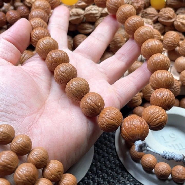 猴头核桃手串1.7同尺聚宝盆22颗