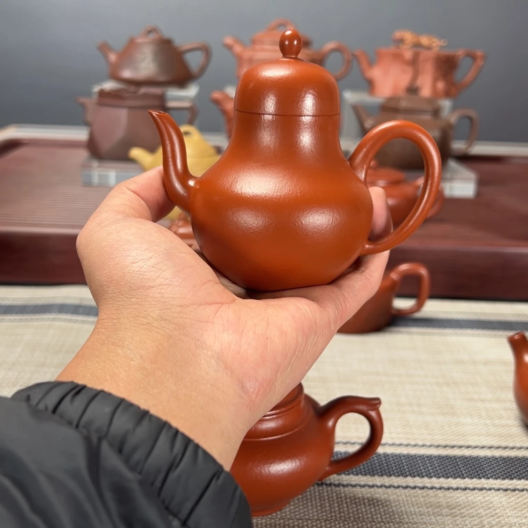 紫砂茶壶思婷160CC朱泥
