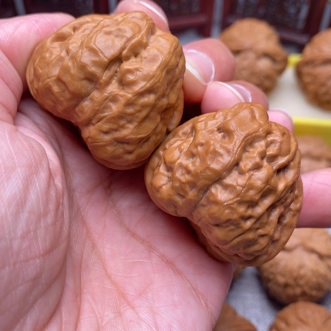 文玩核桃把件延庆水晶肉蛙38尺
