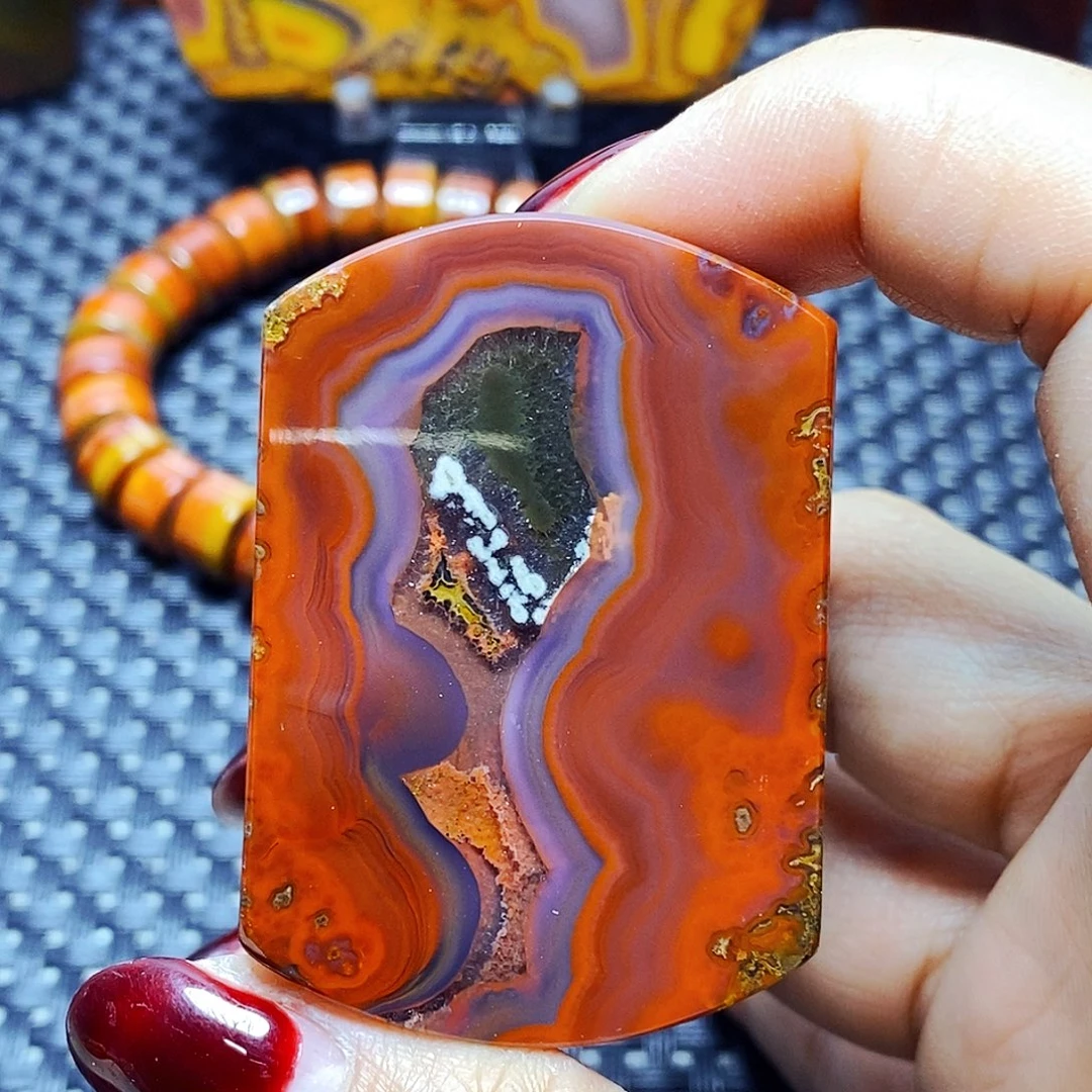未镶嵌颈饰玛瑙/玉髓用****9