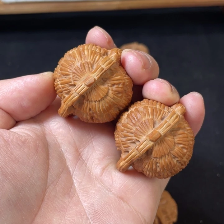 文玩核桃把件宫灯把把壶42mm