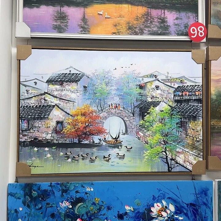 油画油画作品展等活动的大型