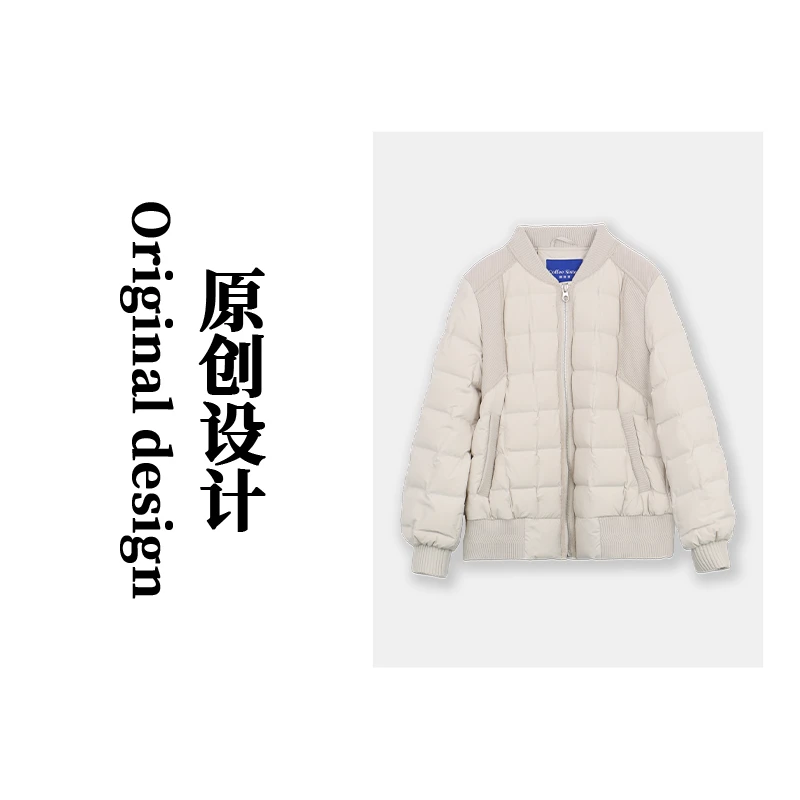 【航睿专属】棒球领拼接羽绒服CAJB1121