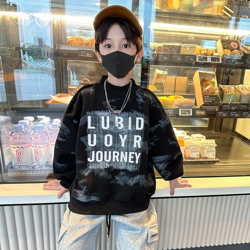 （Y1-150)儿童冬款加绒加厚百搭套装组合