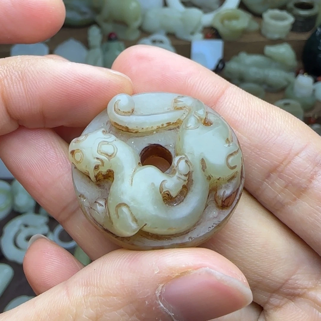 和田玉挂件未镶嵌