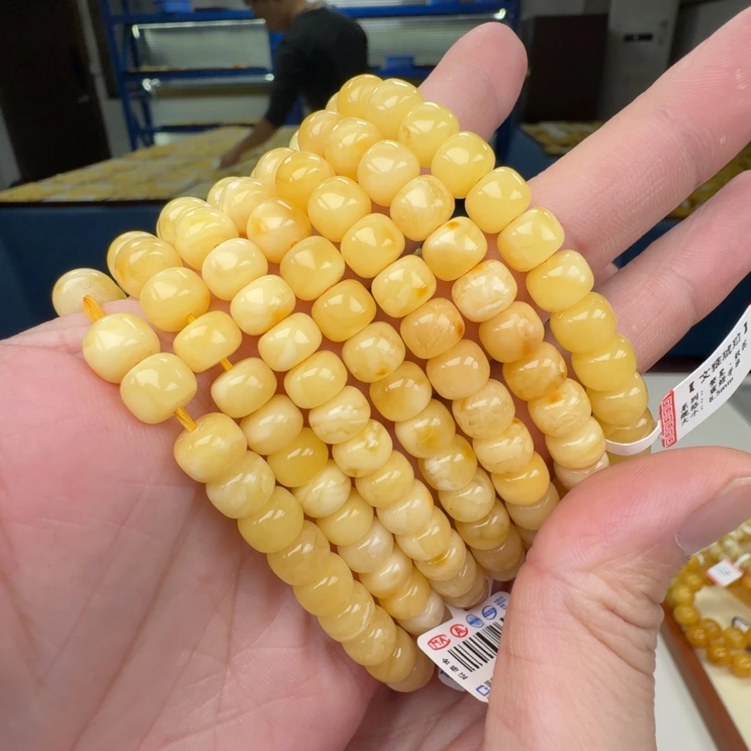 琥珀未镶嵌手链多样性发其一
