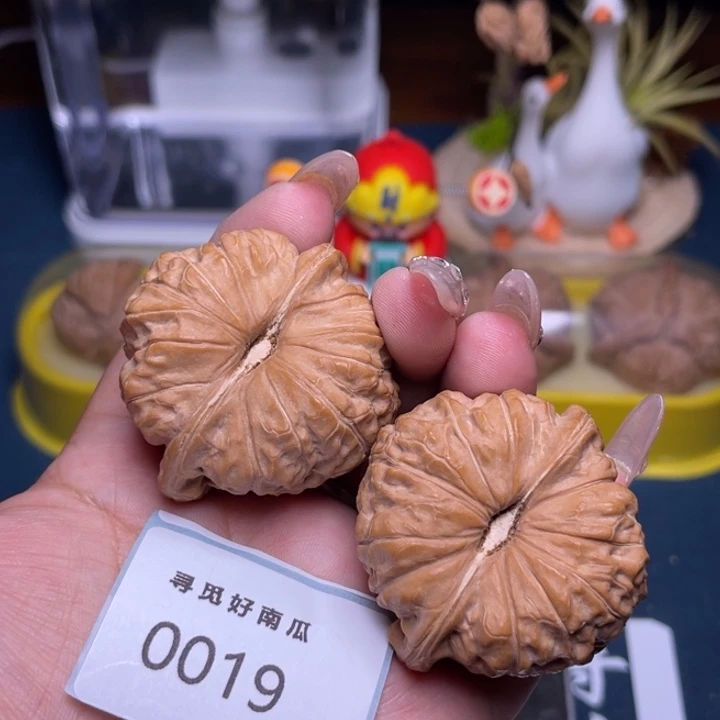 把件文玩核桃南瓜墩46-0019