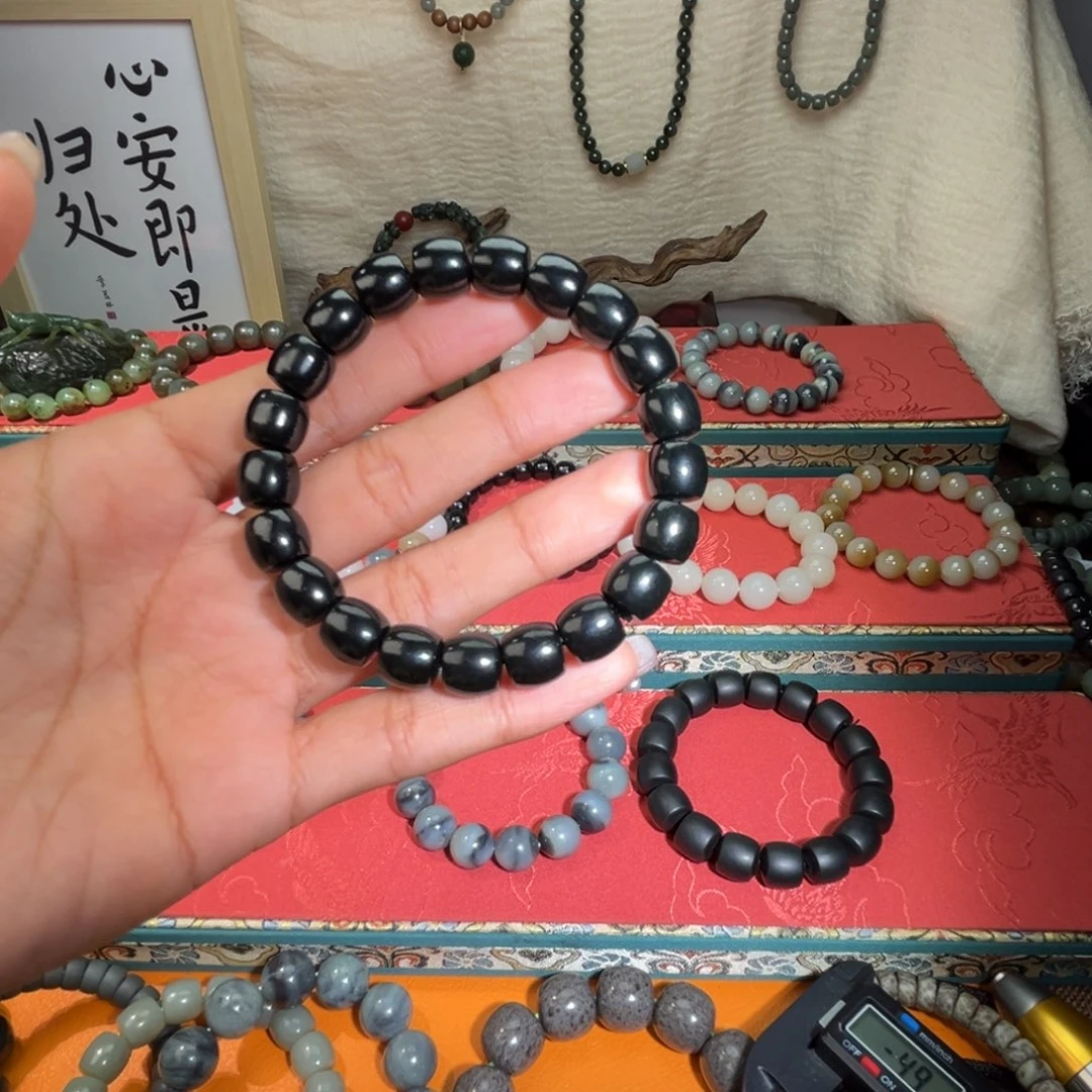 和田玉手链未镶嵌左*°