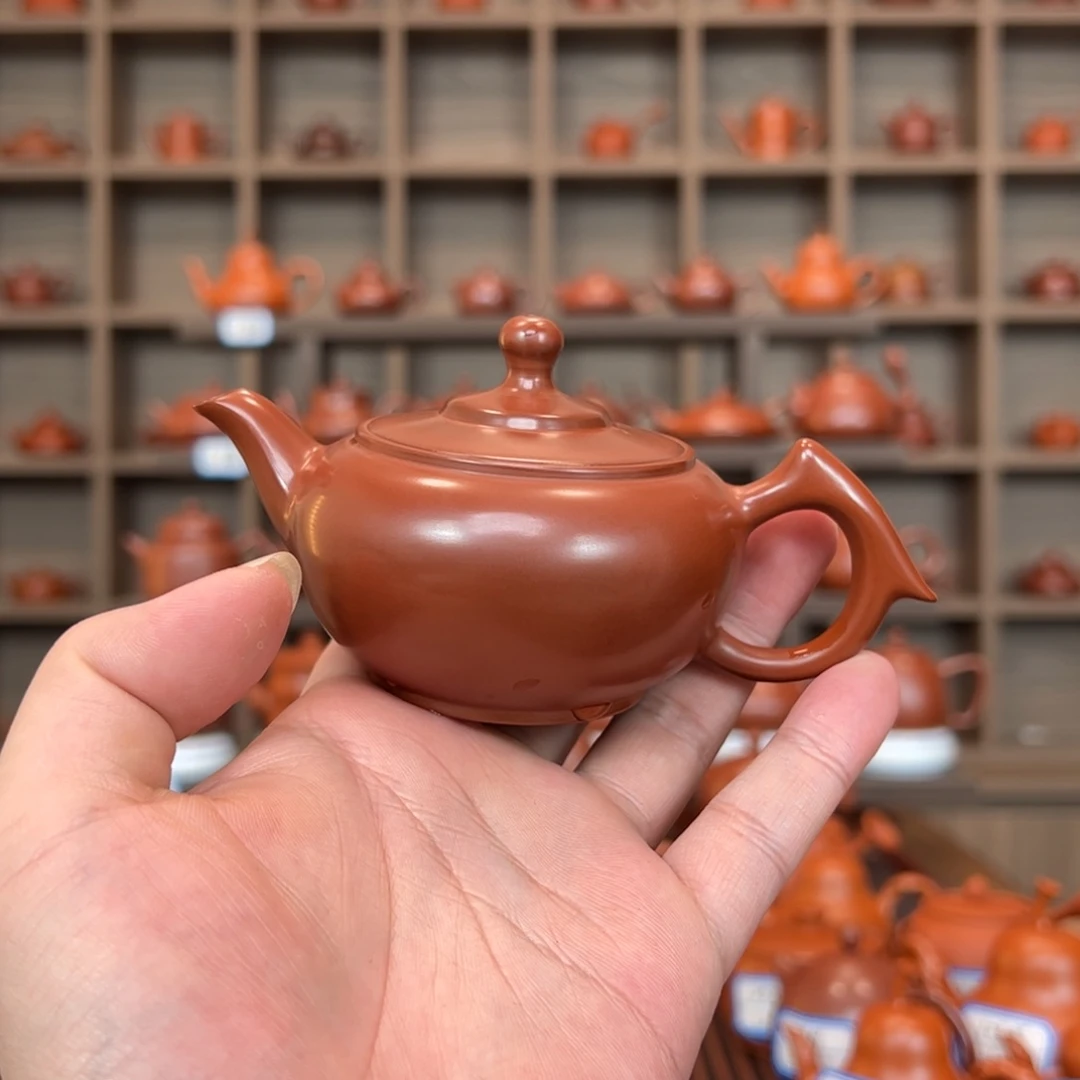 盛***灰紫砂茶壶你好喜欢