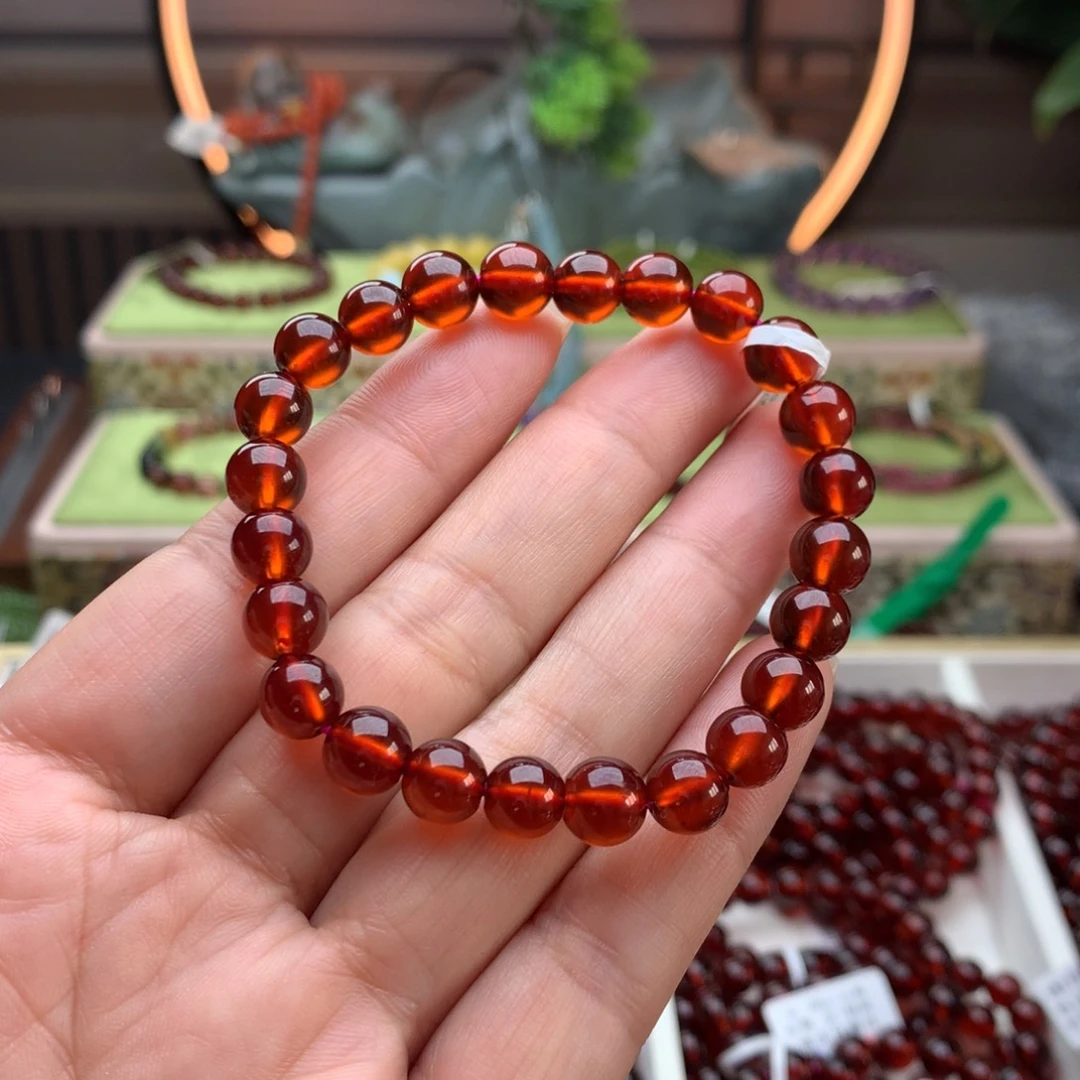未镶嵌手串石榴石手串8