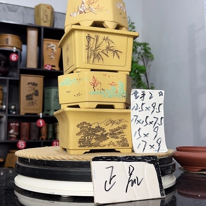 紫砂花盆盆友记紫砂