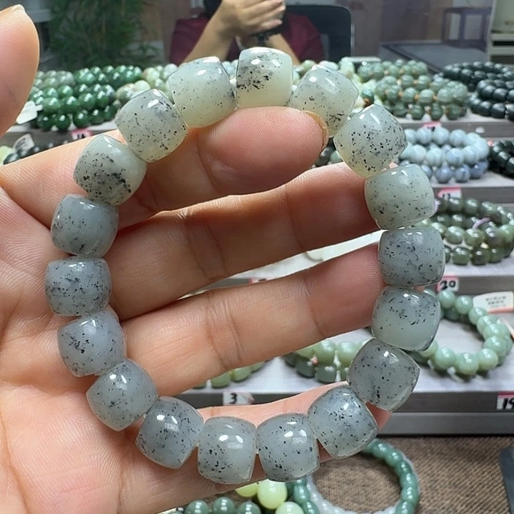 手链未镶嵌和田玉新疆青花直切卡12