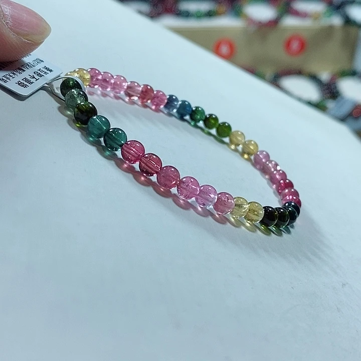 碧玺手链未镶嵌多样性发一条