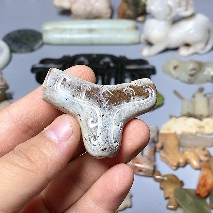 和田玉未镶嵌颈饰134