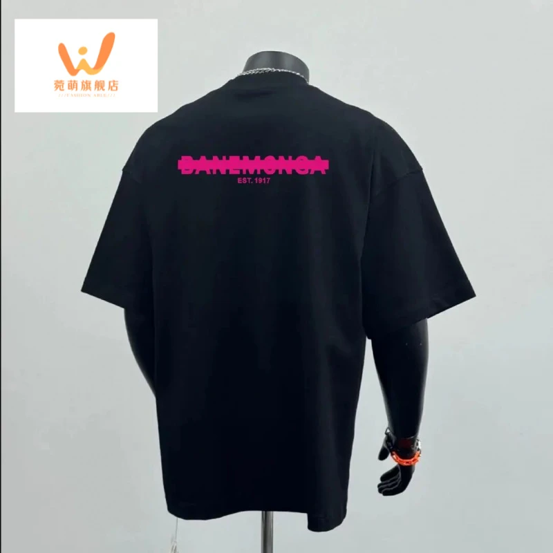 奥特莱斯~大牌清仓潮流休闲短袖T恤男士2025新款夏季ins上衣纯棉