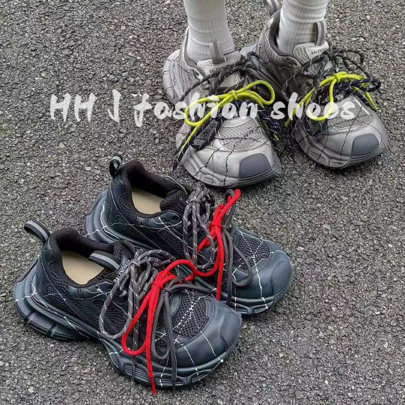 厚底老爹鞋双鞋带内增高女士休闲鞋2025秋季真皮百搭运动鞋潮鞋