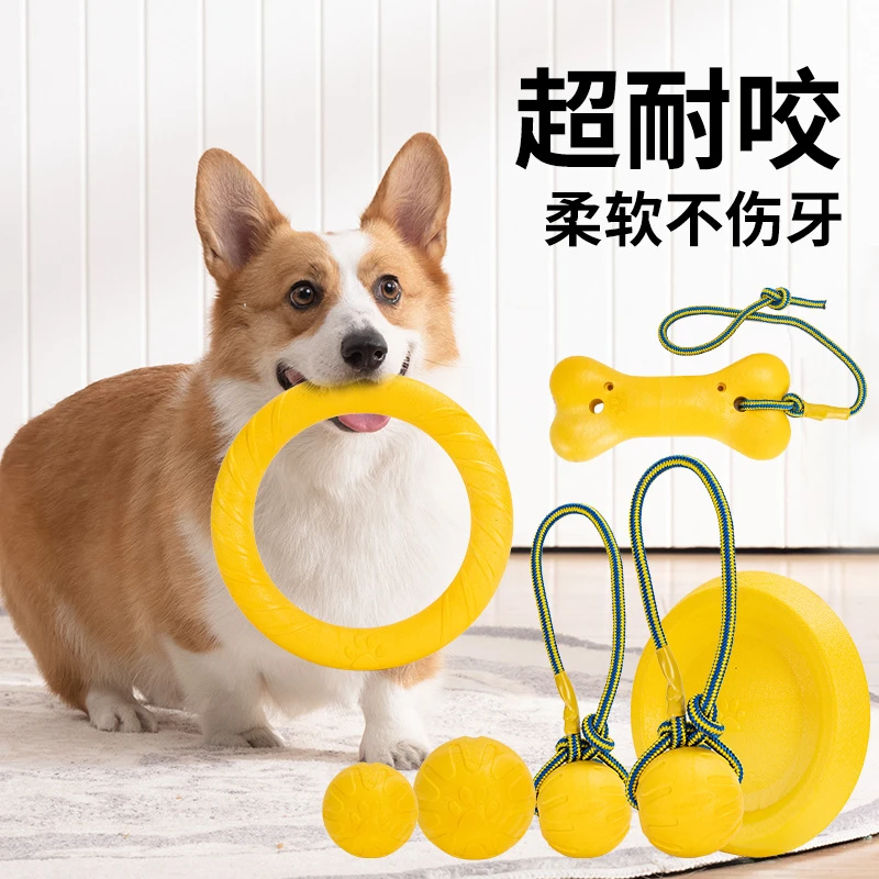亚马逊宠物玩具组合套装狗狗咬绳泰迪柯基犬磨牙耐咬幼犬多件套装