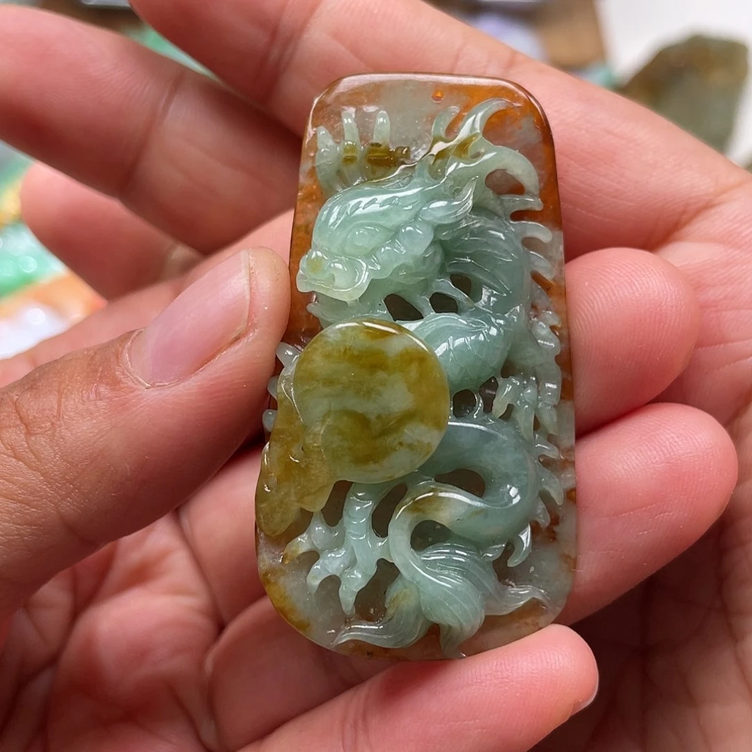 颈饰未镶嵌翡翠翡玉缘翡翠