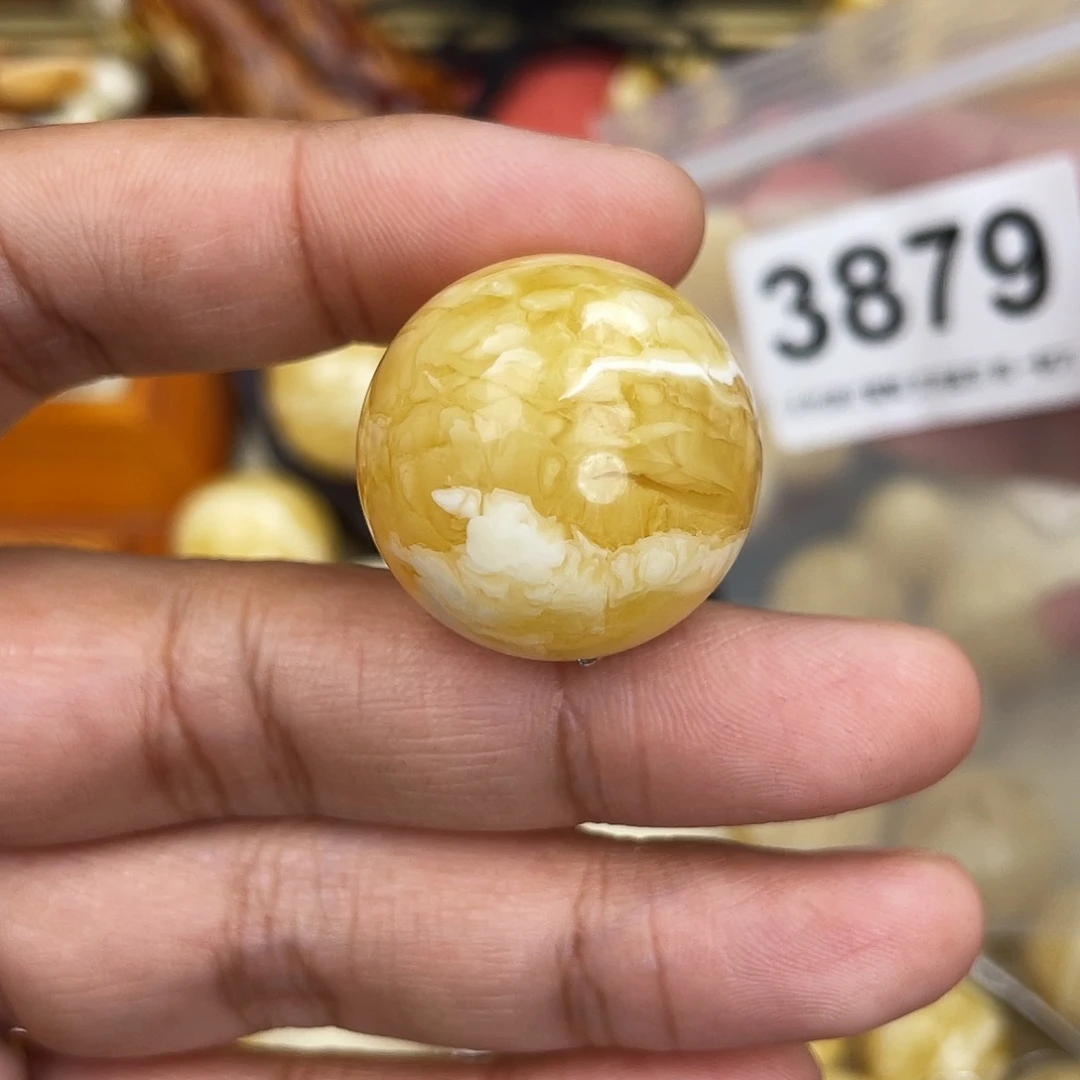蜜蜡未镶嵌珠宝奇石25.6虎皮