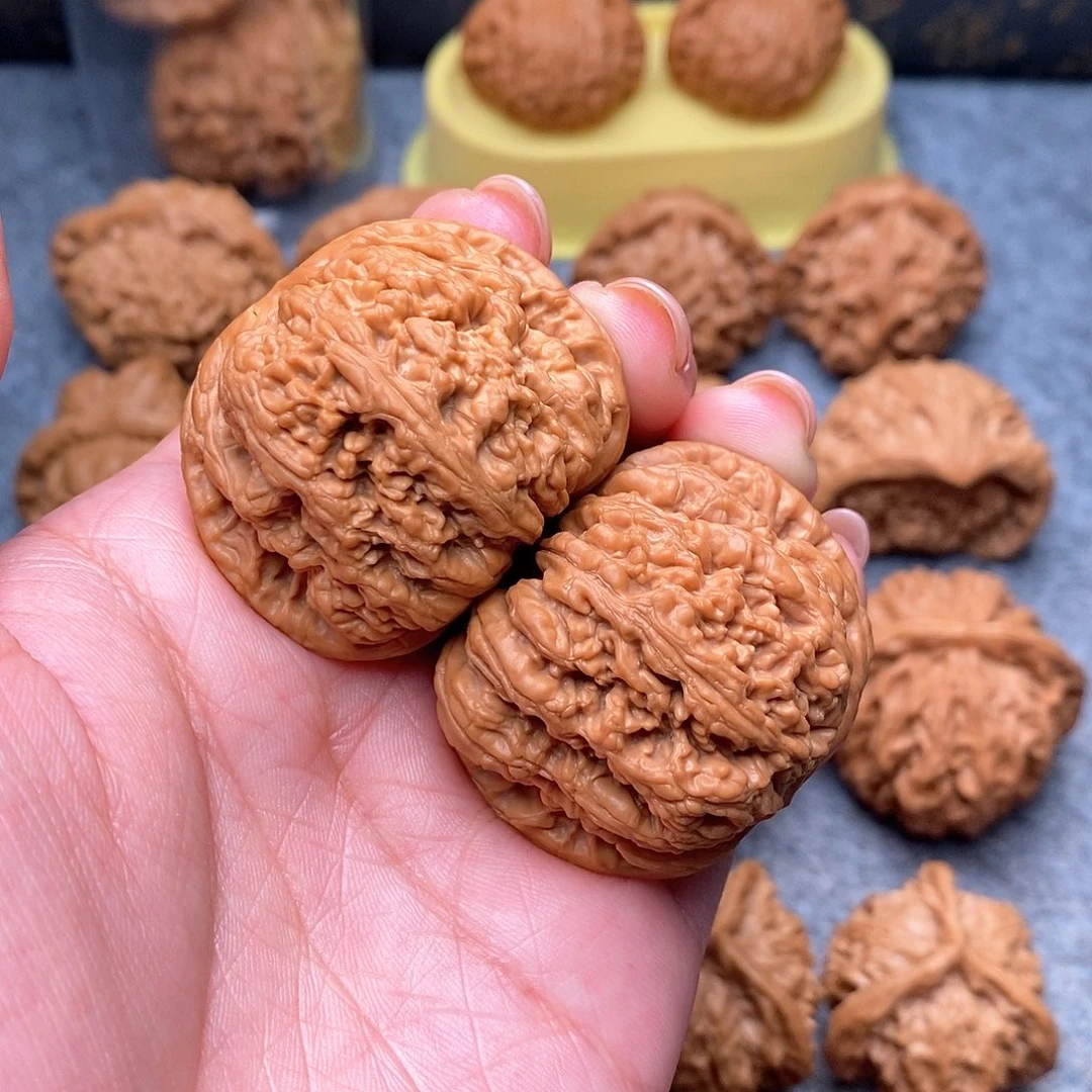 文玩核桃把件粗筋41