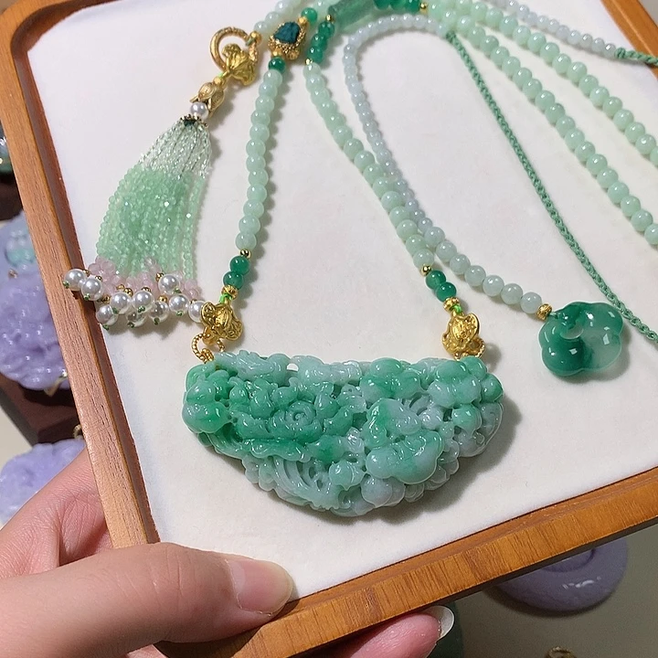 颈饰未镶嵌翡翠翡翠吊坠