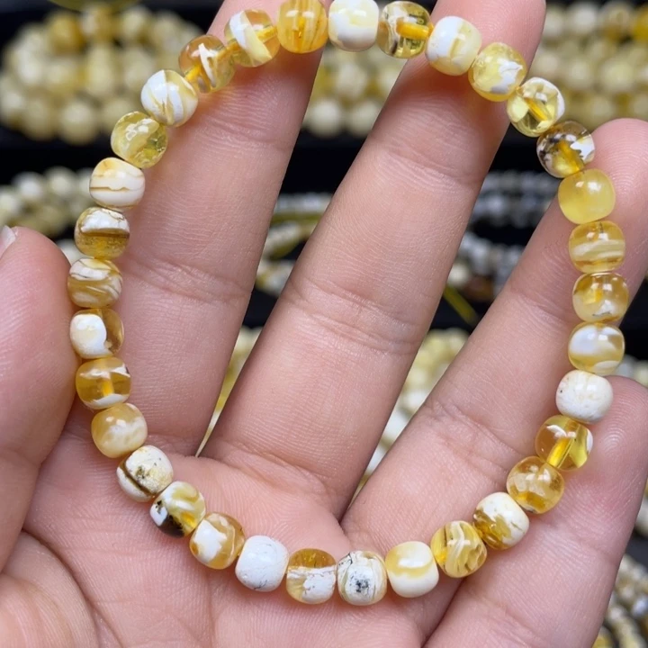 蜜蜡未镶嵌珠宝奇石6m