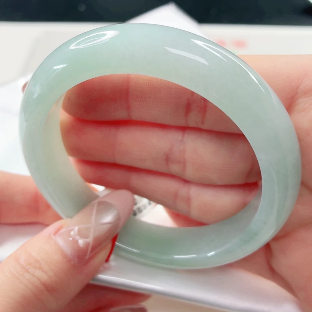 翡翠未镶嵌手镯58x543