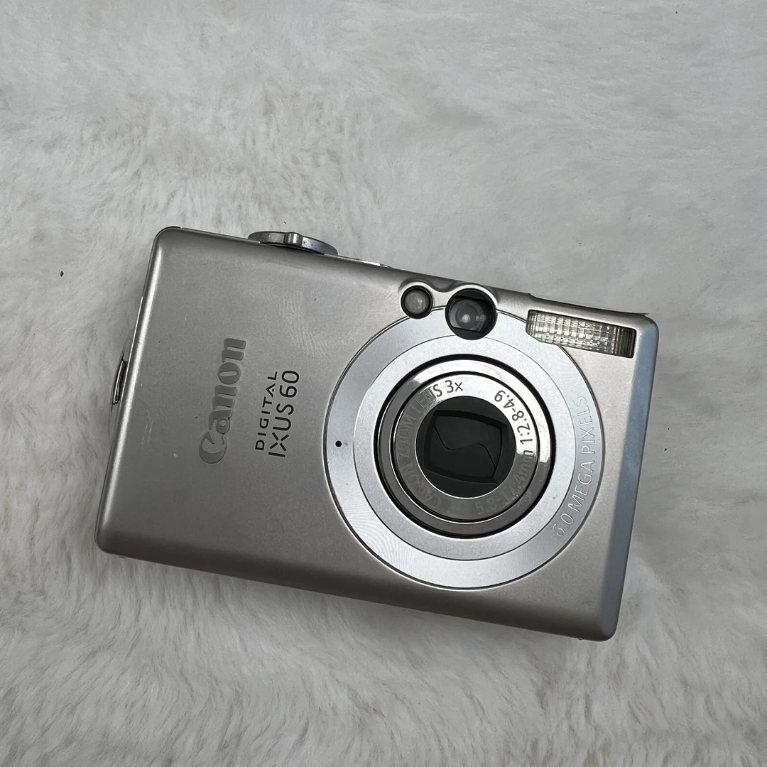 95新 Canon/佳能 ixus60银色600w像素3倍光变人像冷白氛围感复古