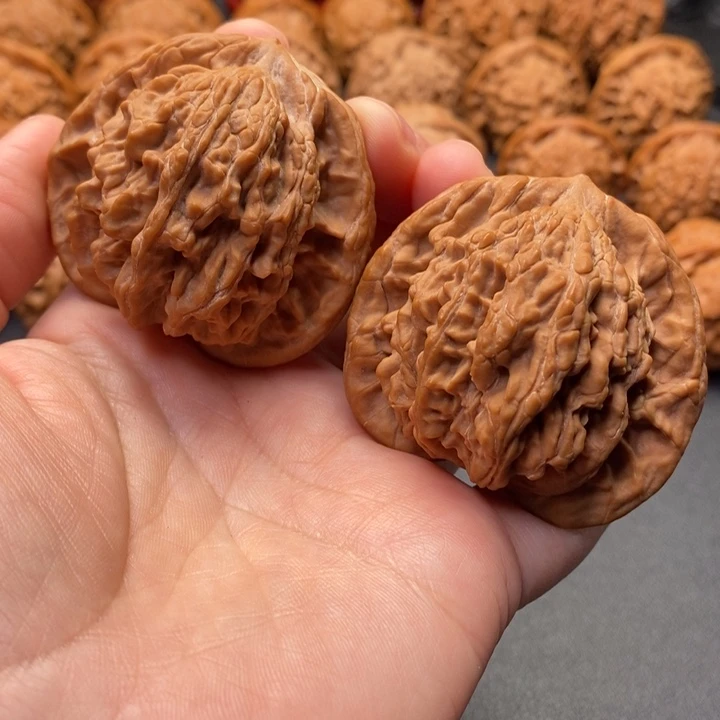 把件文玩核桃49尺虎头