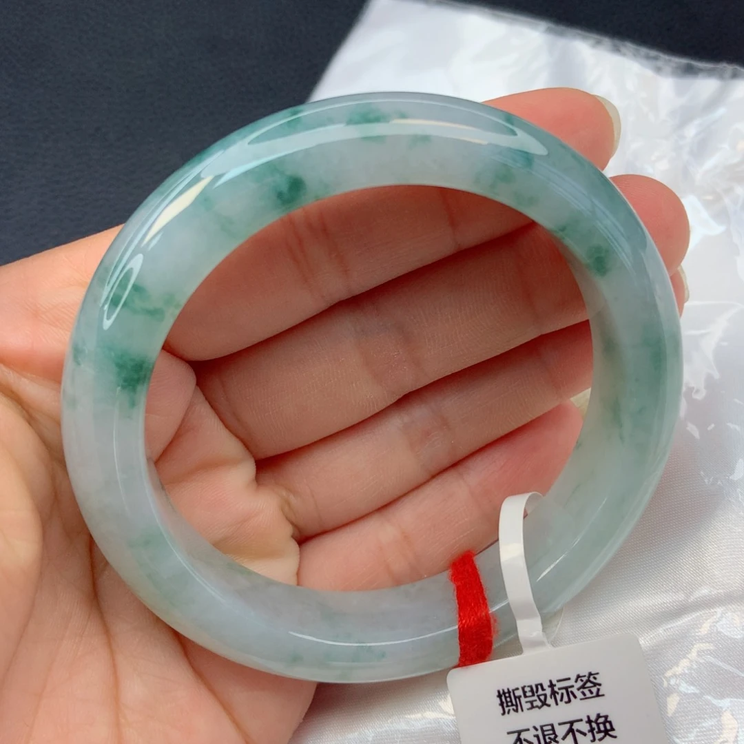 未镶嵌手镯翡翠56圈