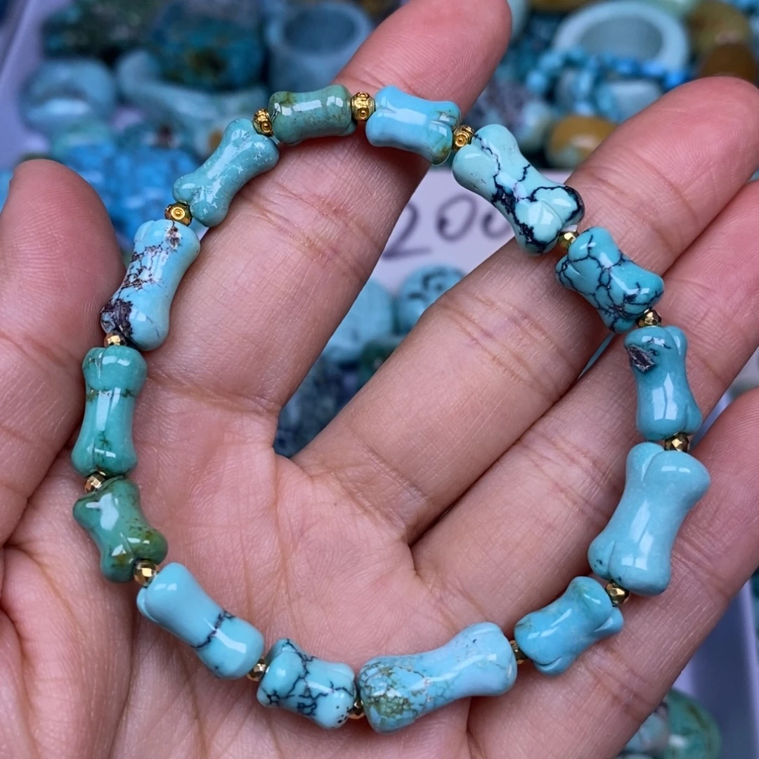 绿松石未镶嵌颈饰