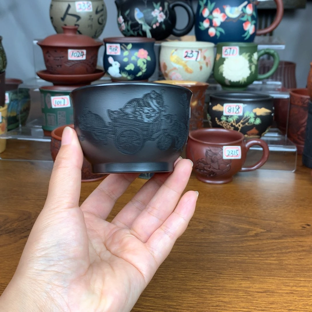 茶杯紫砂宜兴紫砂茶具