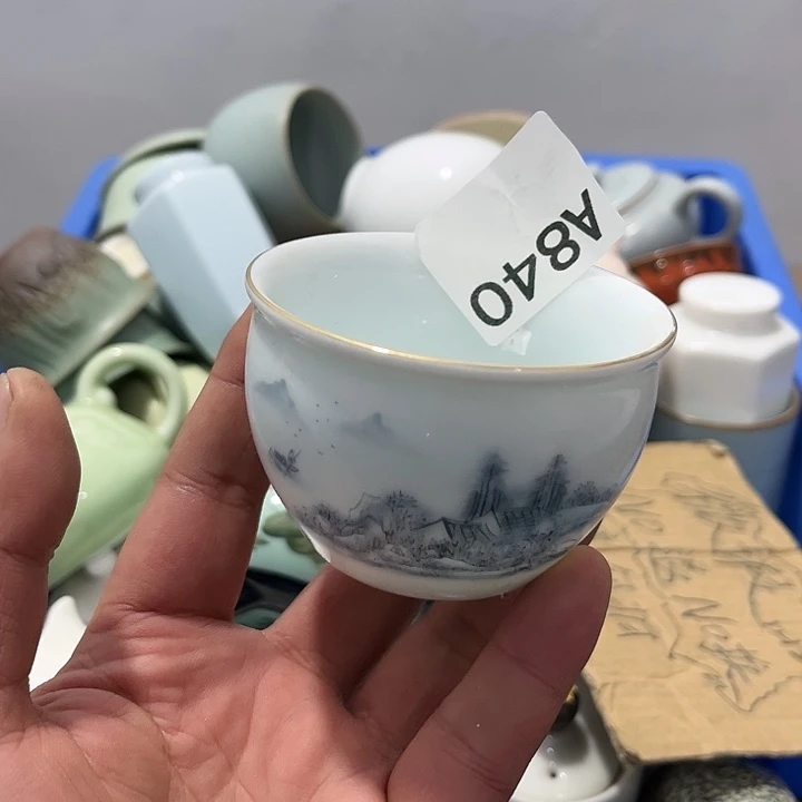 茶具默认微瑕瓷器、茶具、壶、摆件，介意勿拍