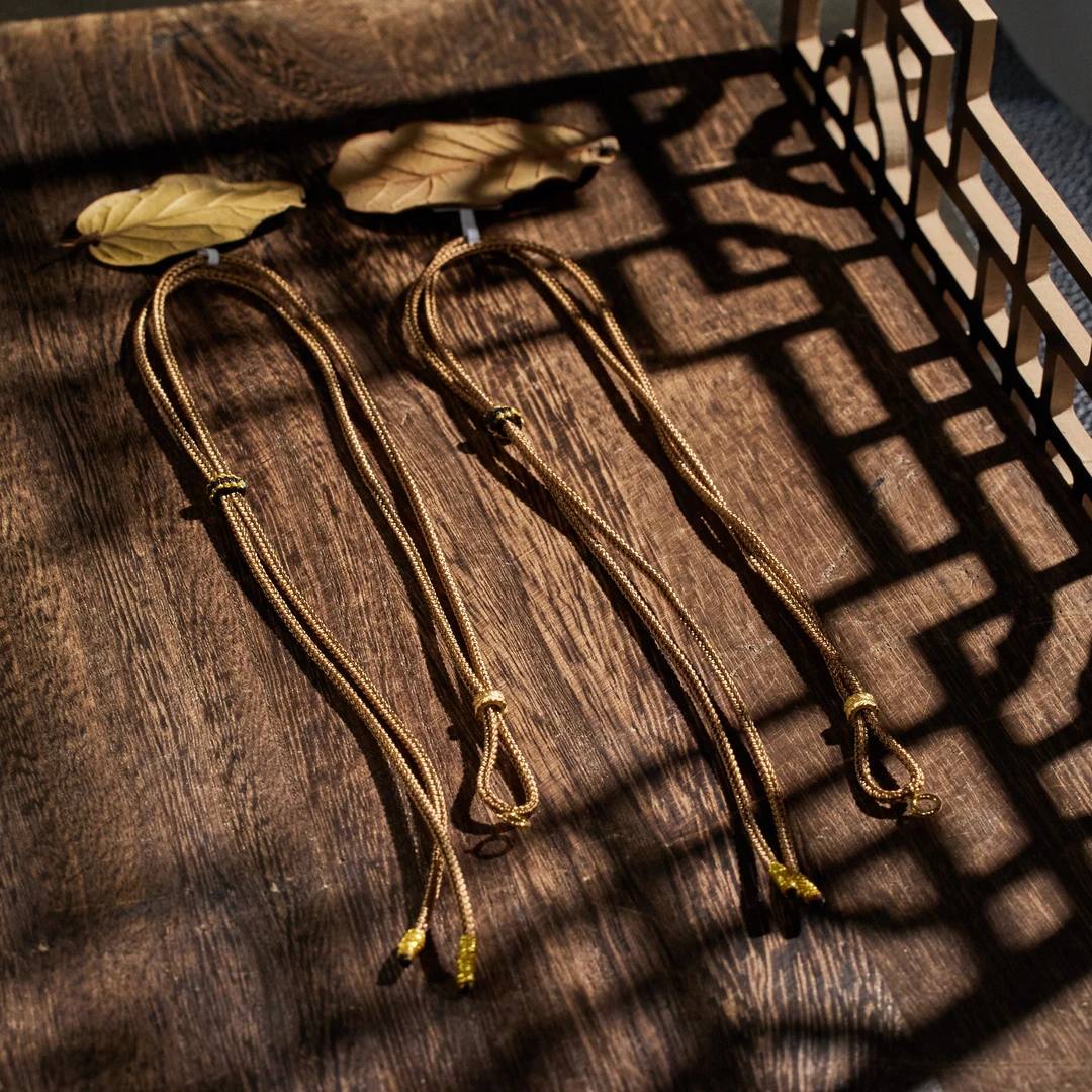 非遗好物分享【歪歪】18K弹簧扣绳子（多样性发一）XB-H16280